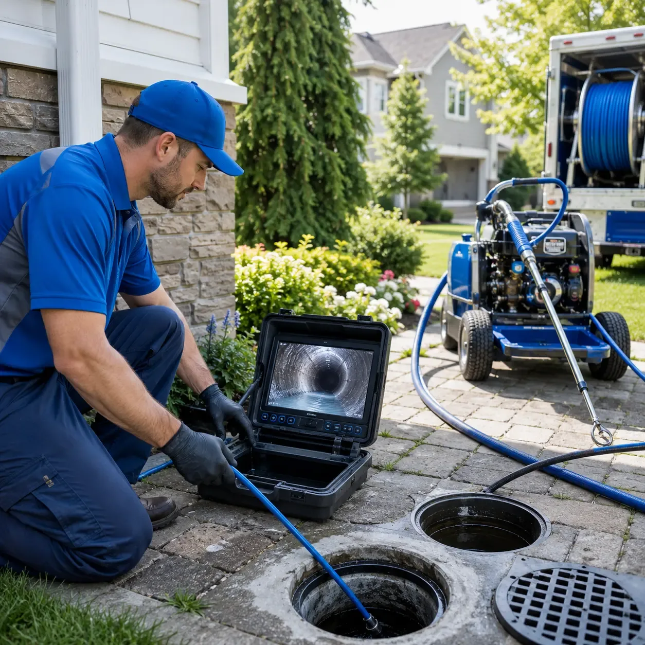 Outdoor drain cleaning professionals serving Lincoln Park, NJ